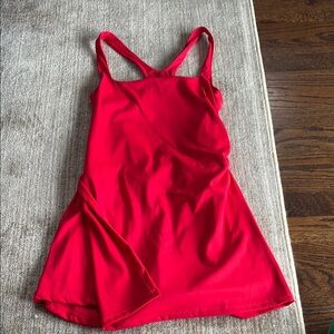 Red Tennis Athletic Dress